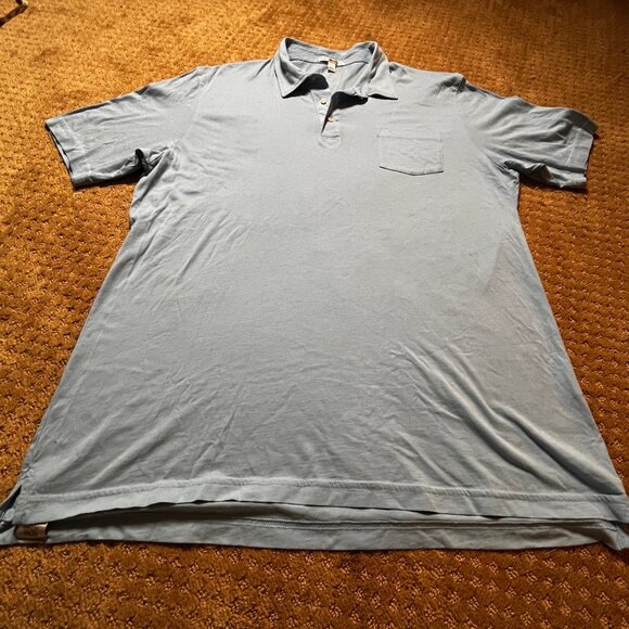 Peter Millar XXL Light Blue Conway Farms Golf Club 100% Cotton Golf Polo Shirt - Picture 3 of 12